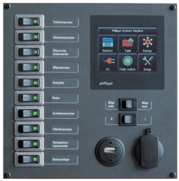 [20022500] Philippi sähkötaulu STV250 PSM2 system monitorilla