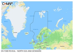 [M-EN-Y300-MS] C-map Reveal Y300l pohjanmeri ja Tanska