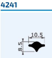 [OT4241-VA] Painelistan ja konelasilistan kiilakumi 4241, Valkoinen