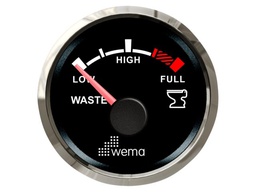 [21352160] WEMA septitankkimittari  NMEA2000 Silverlinemusta 52mm