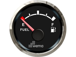 [21352152] WEMA polttoainetankkimittari  NMEA2000 Silverline musta 52mm