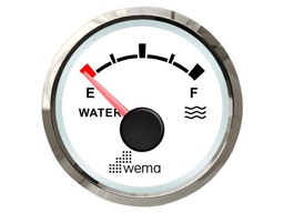 [21352151] WEMA Vesitankkimittari NMEA2000 Silverline valkoinen 52mm