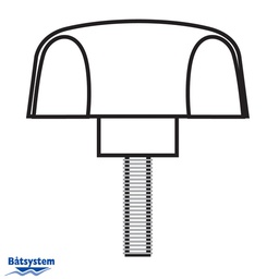 [9519037590] Båtsystem ST portaan kiinnitysruuvi P1036