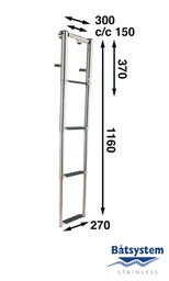 [9519037461] Båtsystem BT72-4 teleskooppitikkaat 4-askelmaa