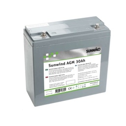 Sunwind AGM-akku 30Ah 12V