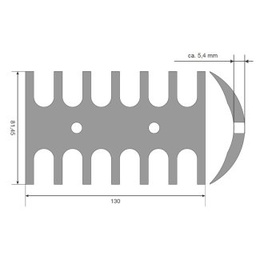 [VEN0135854] Johnson Pump 01-35854 kumisiipipumpun kampa 2/3 F95B-