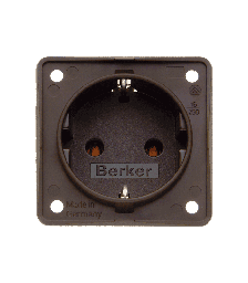 [609418551] Berkert ND 230 Schuko pistorasia, ruskea