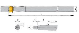 [SA50/+] Lisähinta Vetus 50mm potkuriakselille per 500 mm (yli 1000 mm)