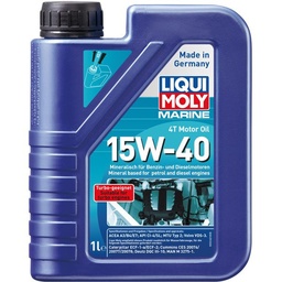 [9513781410] Liqui Moly Marine 4-tahtimoottoriöljy, 15W-40, 1L