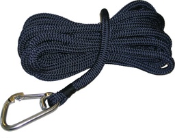 [9518155824] Kiinnitysköysi Rio sininen pleissattu 14mm 10m karbiinihaalla