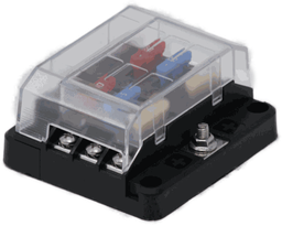 [8028] Egis RT 8028 ATO sulakerasia 6 sulaketta, LED indikaattorit