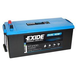 [EP2100] Exide Dual 240Ah AGM EP2100 Marine & leisure akku