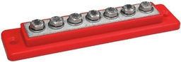 [9514040035] Skyllermarks kytkentäkisko 7 x 6 MM2, punainen