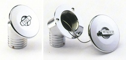 [9511040020] Kansiruuvike "Diesel" 38mm 45 astetta, kromattua messinkiä