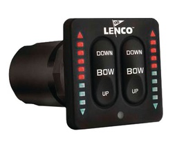 [9519040764] Lenco LED trimmikatkaisinpaneeli  asentonäytöllä 12/24V
