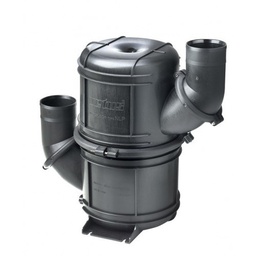 [NLP50HD] VETUS vesilukko HD musta NLP50 Ø 50 mm (2), pyörivä liitäntä sisään/ulos