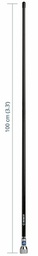 [PF AN NVHF00035] Scout QUICK1 BLACK  3 db VHF lasikuituantenni 1 m pitkä, pikakiinnityksellä
