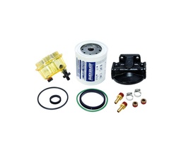 [16125110] Quicksilver 8M0097838 vedenerotin polttoainesuodatinsarja10 micron with sight glass and drain
