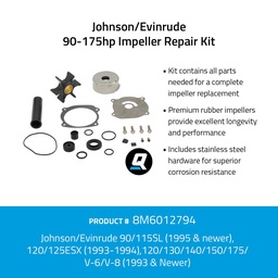[17200861] Quicksilver 8M6012794 Impeller huoltosarja,  Johnson Evinrude 90-175hp