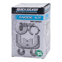 [45900026] Quicksilver 888758Q02 alumiini anodi kitti,  Mercruiser Bravo One Sterndrives/1988 & newer