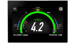 [LXE500] LXNAV E500 5 tuuman superkirkas instrumentti ja monitoiminäyttö