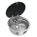 Dometic SNG 420 pesuallas lasikannella ja hajulukolla