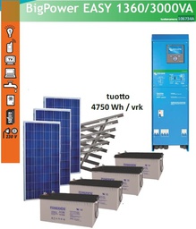 [106734A] Eurosolar Big Power EASY 734, 230V/3000W aurinkovoimala