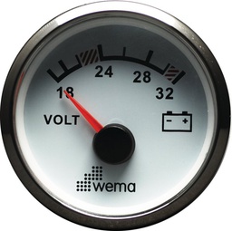 [21352110] WEMA Volttimittari 24 V analoginen